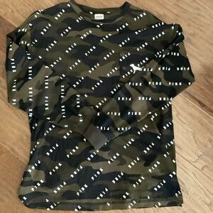 Pink Small Camo long Sleeve Top